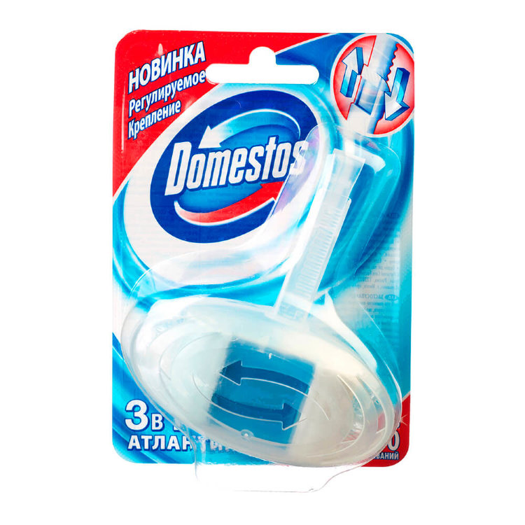 Блок гигиенический для унитаза DOMESTOS Атлантик 40 г., Польша