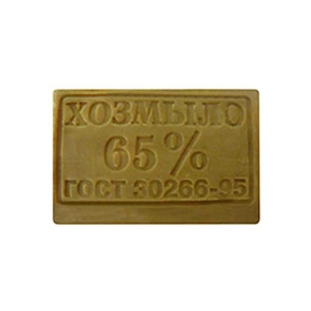 Мыло хоз.тверд. 65% ГОСТ 30266-95 кусок 200гр.