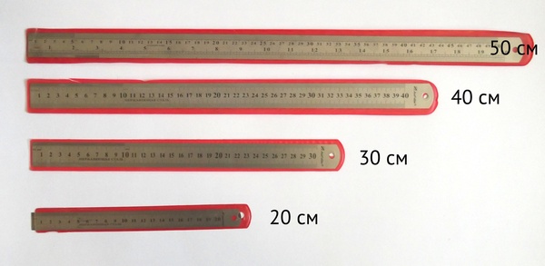 Линейка металлич.40см в чехле J.Otten SS