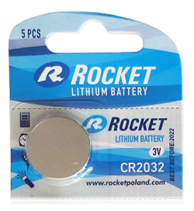 Батарейка ROCKET CR2032 5BL Китай 0,0044кг